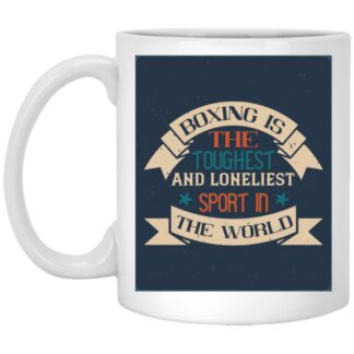 Boxing is the toughest, loneliest sport there is mug