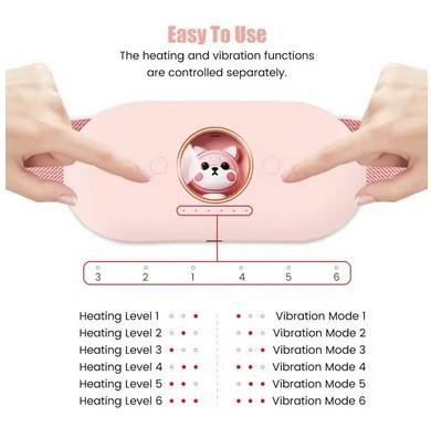 Menstrual Heating Pad Heated Massage Belt Menstrual Pain Relief - Image 6
