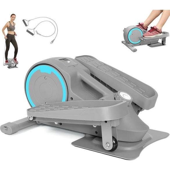 Portable Trainer Pedal Exerciser Alat Fitness Cardio Mini Pedal Exerciser Electric Bike Stepper with LCD Screen - Image 6