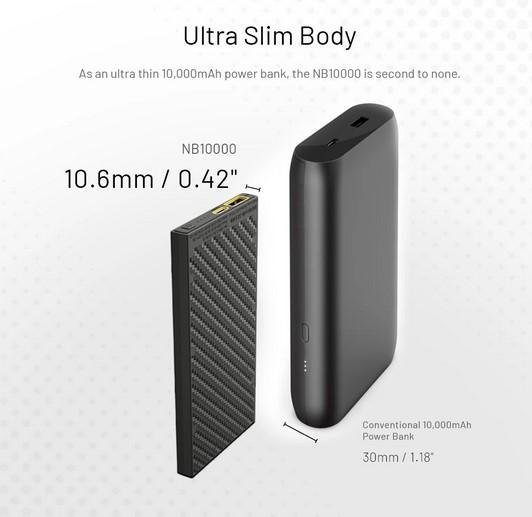 NITECORE NB10000 GEN2 10000 mAh Power Bank Ultra lightweight Fast Charging Portable Charger Lithium Battery - Image 9