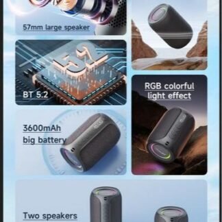 ZEALOT S32 Pro 3600 Mah Portable Subwoofer Waterproof Speaker Wireless Outdoor 16 Jam Hifi Sound quality Dual Pairing