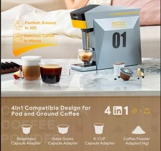 Capadeli Mesin Kopi Espresso Capsule Coffee Maker Machine 800 ML - Image 2
