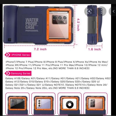 SHELLBOX WATERPROOF CASE DIVING 15M REAL IPHONE SAMSUNG UNIVERSAL - Image 5