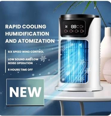 Kipas Cooler Pendingin Ruangan Mini Air Conditioner AC 300ml LOW WATT