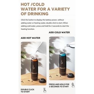 New Portable Espresso Coffee Maker 2 Cups Original Icafillas fit Nespresso Pods or Coffee Powder USB-T ype c Port Coffee Machine for Car Outdoor - Image 4