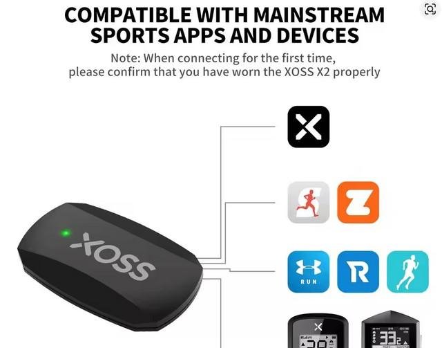 PROMO X0SS X2 HRM Sensor Detak Jantung Dada Waterproof Bluetooth ANT+ Free Batre Auto Konek STrava Zwith Clycling Hiking Running - Image 2