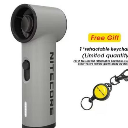 Kipas Angin Mini HandHeld Portable 5 Speed Level 2600mAh Nitecore Fan Pocket - Image 6