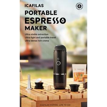 New Portable Espresso Coffee Maker 2 Cups Original Icafillas fit Nespresso Pods or Coffee Powder USB-T ype c Port Coffee Machine for Car Outdoor