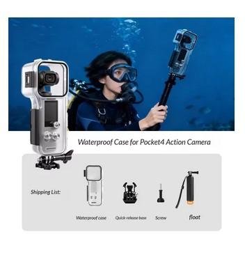 Diving Case Waterproof Diving Housing Case DJI Osmo Pocket 3 45M Underwater Diving Protective Shell - Image 6
