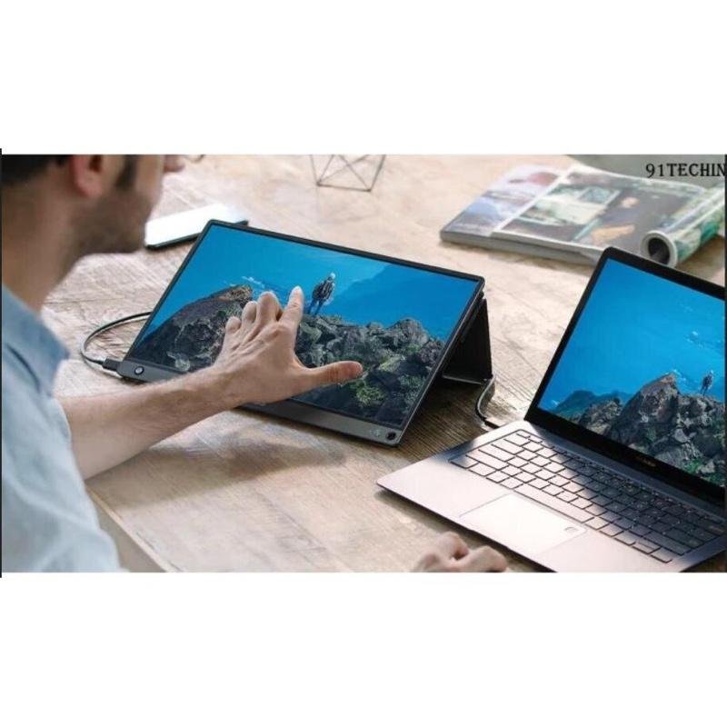 Portable Monitor Gaming 16-18 Inch 165Hz 144Hz Touchscreen 100% DCI p3 100% SRGB HDMI Tipe C Mac OS Windows - Image 3