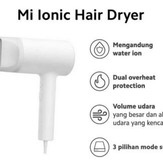 Xiaomi Ionik Hair Dryer Quick Dry Portable Water Ion Pengering Rambut Mijia H300 1600W