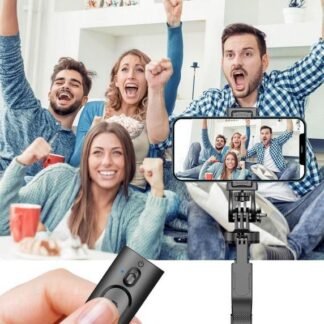 Tripod HP Kamera Tongsis Monopod with Remote Bluetooth and Fill Light
