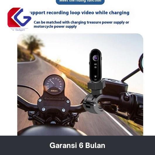 KGadget Kamera Action Sport Mini 1080P HD dengan WiFi & Baterai 600mAh untuk Vlogging dan Recording Garansi 6 Bulan - Image 7