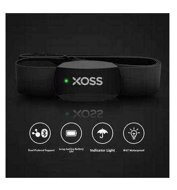 PROMO X0SS X2 HRM Sensor Detak Jantung Dada Waterproof Bluetooth ANT+ Free Batre Auto Konek STrava Zwith Clycling Hiking Running - Image 4