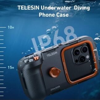 TELESIN Diving Waterproof Phone Case Universal Phone Camera IPX68 20M 5.4-6.9 Inch HP