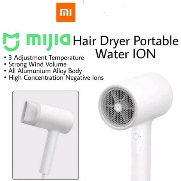 Xiaomi Ionik Hair Dryer Quick Dry Portable Water Ion Pengering Rambut Mijia H300 1600W - Image 3