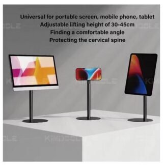 Monitor Stand 360 Rotasi Adjustable Holder 24-47 cm max 5kg