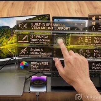 Portable Monitor Gaming 15.6 16 18.5 Inch IPS WUXGA 2k Touchscreen HDMI Type C untuk Windows Mac OS HP MHL