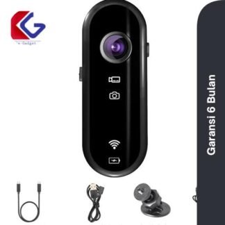 KGadget Kamera Action Sport Mini 1080P HD dengan WiFi & Baterai 600mAh untuk Vlogging dan Recording Garansi 6 Bulan