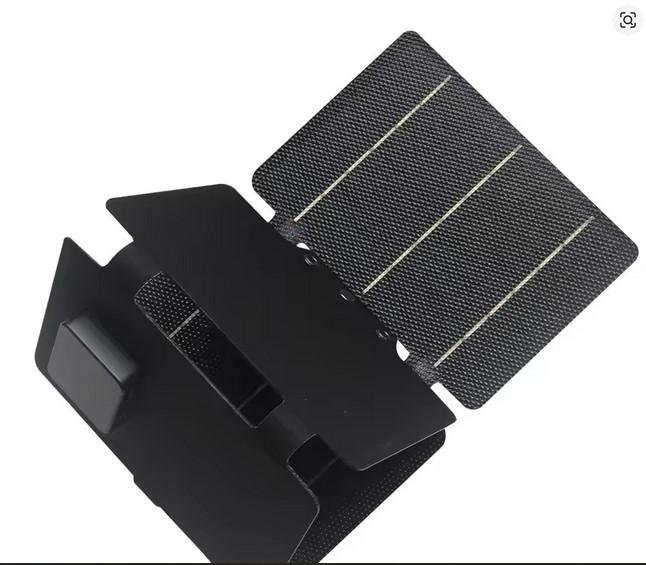 Portable Power Bank Tenaga Matahari Solar Panel Travel Foldable Tas Siaga 14W 5V Port USB dan Type C - Image 5