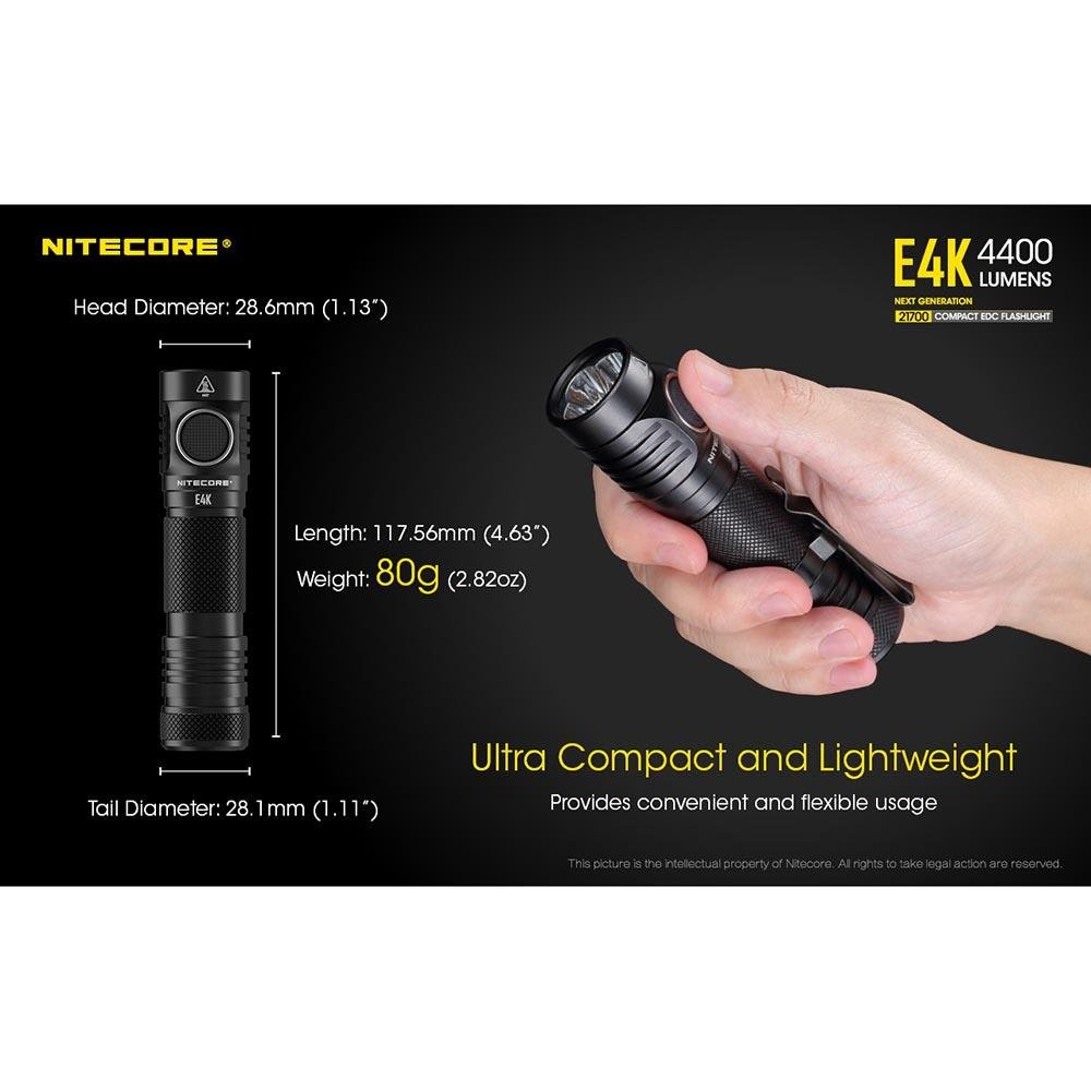 Senter LED 4xCREE XP-L2 V6 4400 Lumens NiteCore Mini Senter Easy to Handling - Image 2