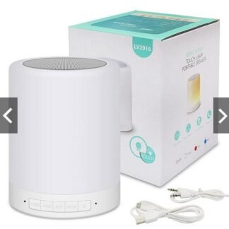 PORTABLE SPEAKER LV 2016 PLUS BLUETOOTH TOUCH LAMP LAMPU TIDUR LED ORI