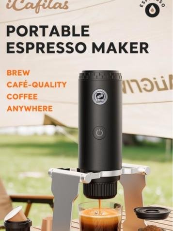 iCafilas Portable Electric Espresso Maker (Self-Heating) 80 ml