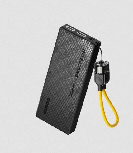 Nitecore NB10000 Gen4 9V 22.5W Fast Charge Carbon Fiber Power Bank 10000mAh Mobile Outdoor Powerbank IPX7 Dual USB-C - Image 2