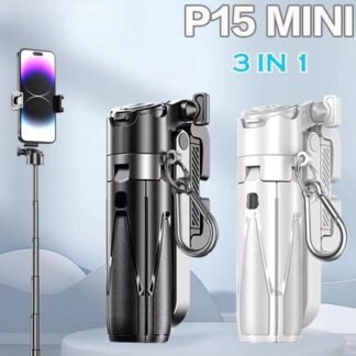 Tripod Mini HP Bluetooth Portable Lipat 13cm Garansi Holder Smartphone Aluminium 360 Degree Remote Wireless untuk iPhone Android