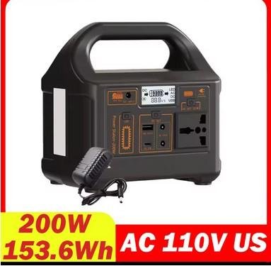 Portable Power Station 400W 200W 220V Solar Charging Power Supply 220V 110V LiFePo4 Battery for Outdoor - Image 3
