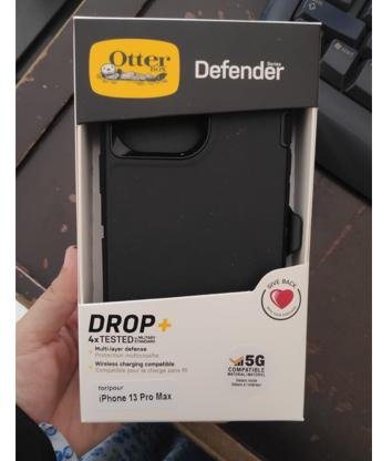 OTTERBOX DEFENDER IPHONE 12 13 pro max REAL PIC BELT HOLSTER PROMO