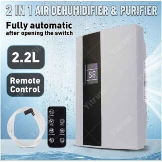 Dehumidifier Purifier Moisture Electric Air Purifier Home Absorb Drying Machine LED Display