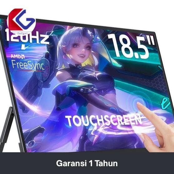 Portable Monitor Gaming 18.5 Inch WUXGA 125Hz Double Speaker 3D Immersive USB C HDMI Laptop PS5 XBOX Mini PC PC Handphone Macbook Ipad Garansi 1 Tahun - Image 2