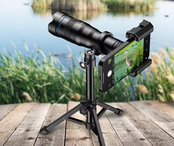 Lensa Telephoto Lens Series HD 36X 40X 60X Phone Camera Zoom Monocular SelfieTripod With Remote - Image 2