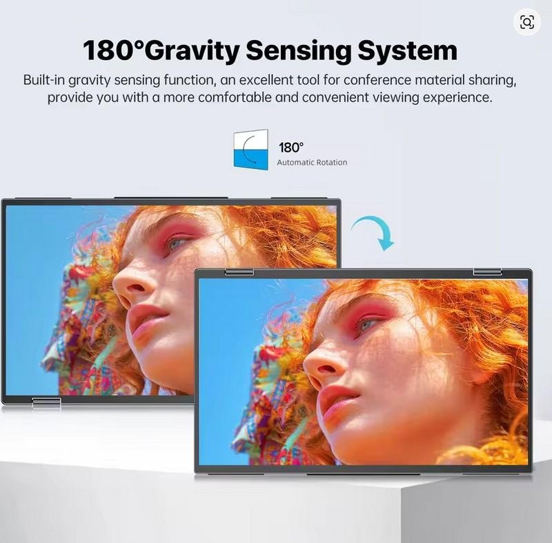 Portable Monitor Triple screen 15.6 Inch Dual Display 1 one Cable C HDMI IPS 100%SRGB Vesa Mount Gaming displays for PS5/4/3 Switch XBox Laptop Macbook OS - Image 6