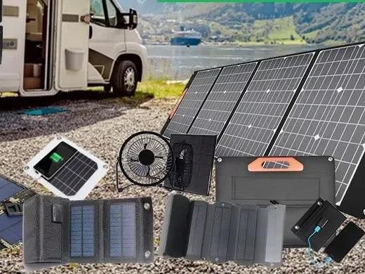 Portable Power Bank Tenaga Matahari Solar Panel Travel Foldable Tas Siaga 14W 5V Port USB dan Type C - Image 6
