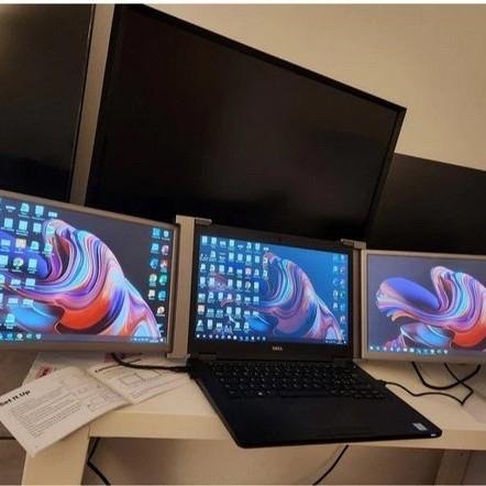 Portable Monitor Triple Screen Dual Display Extender 14-17 Inch WUXGA FHD Support up for 4K Macbook WIndows Linux Triple Screens PS 4/5 XBOX - Image 5
