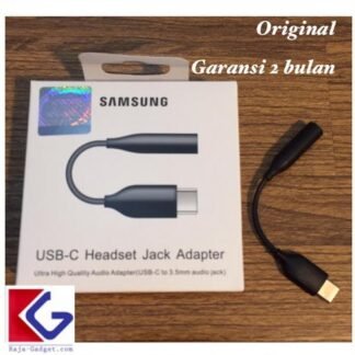 USB C TO 3.5 MM AUDIO HEADSET JACK ADAPTER SAMSUNG ORI GARANSI
