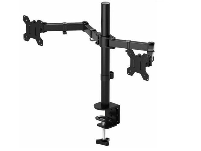 Bracket Dual Monitor Stand and Adjustable Arms Vesa Mounts Screens up to 27 inch - Image 6