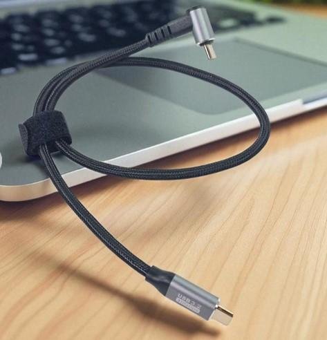SUDOLE Kabel Monitor Thunderbolt USB Port USB C to C PD 4.0 20Gbps 4K 8K 30Hz Transfer Data Cepat 20 Gbps & Transmisi Video Resolusi 8K - Image 2