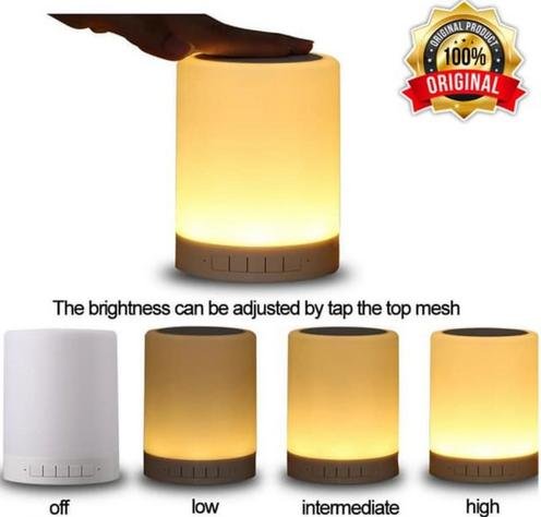 PORTABLE SPEAKER LV 2016 PLUS BLUETOOTH TOUCH LAMP LAMPU TIDUR LED ORI - Image 2