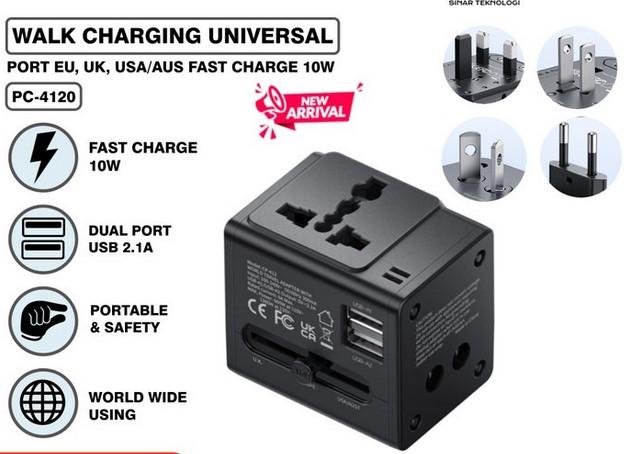 Steker Colokan Adaptor Converter Universal Travel EU Mcdodo Fireproof