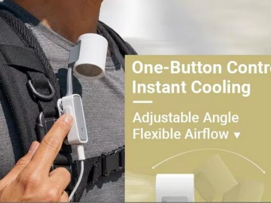 NCF20 Outdoor Clip-on Fan Handheld Fan Portable Pocket 43g Fishing Camping Commute Hiking Concert - Image 4