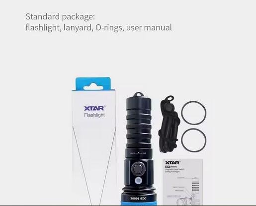 XTAR Senter LED Diving Waterproof D26 1600 Lumens - Image 2