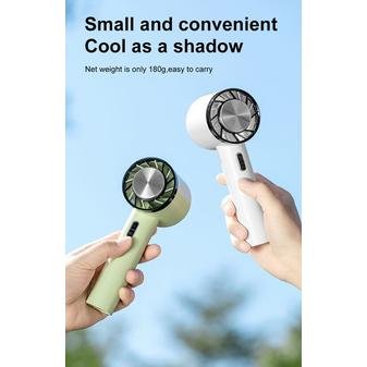 Kipas Angin Mini Fan Portable Hand Cold Compress Instantly Rechargeable Built In Battery Miniair Cooler