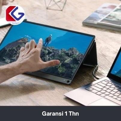 Portable Monitor Gaming 15.6 16 18.5 Inch IPS WUXGA 2k Touchscreen HDMI Type C untuk Windows Mac OS HP MHL - Image 3