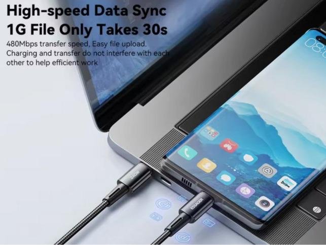 USB Kabel Data C to C PD 240W Super Fast Charging Cables Type C To USB Type C Wire Cable 5A For Xiaomi Samsung Huawei Macbook iPad Data Cord 1.8 M