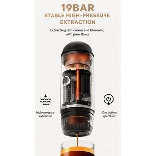 New Portable Espresso Coffee Maker 2 Cups Original Icafillas fit Nespresso Pods or Coffee Powder USB-T ype c Port Coffee Machine for Car Outdoor - Image 3
