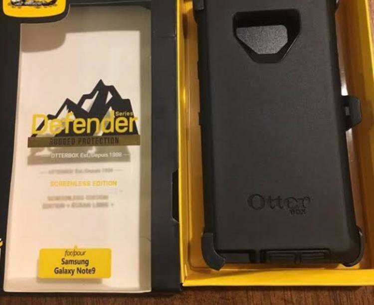 Otterbox Defender Case Samsung Note 9 belt Holster real pic - Image 3