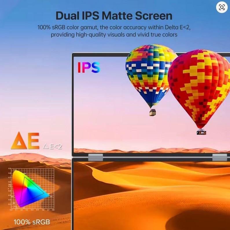 Portable Monitor Triple screen 15.6 Inch Dual Display 1 one Cable C Windows Mac OS HDMI IPS 100%SRGB Vesa Mount Gaming displays for PS5/4/3 Switch XBox Laptop Macbook - Image 6